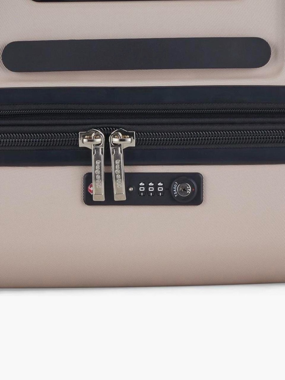 Bugatti Soft Blush Pink Ridged Carry-On - Picture 5 of 8